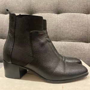 Jimmy Choo black leather boots